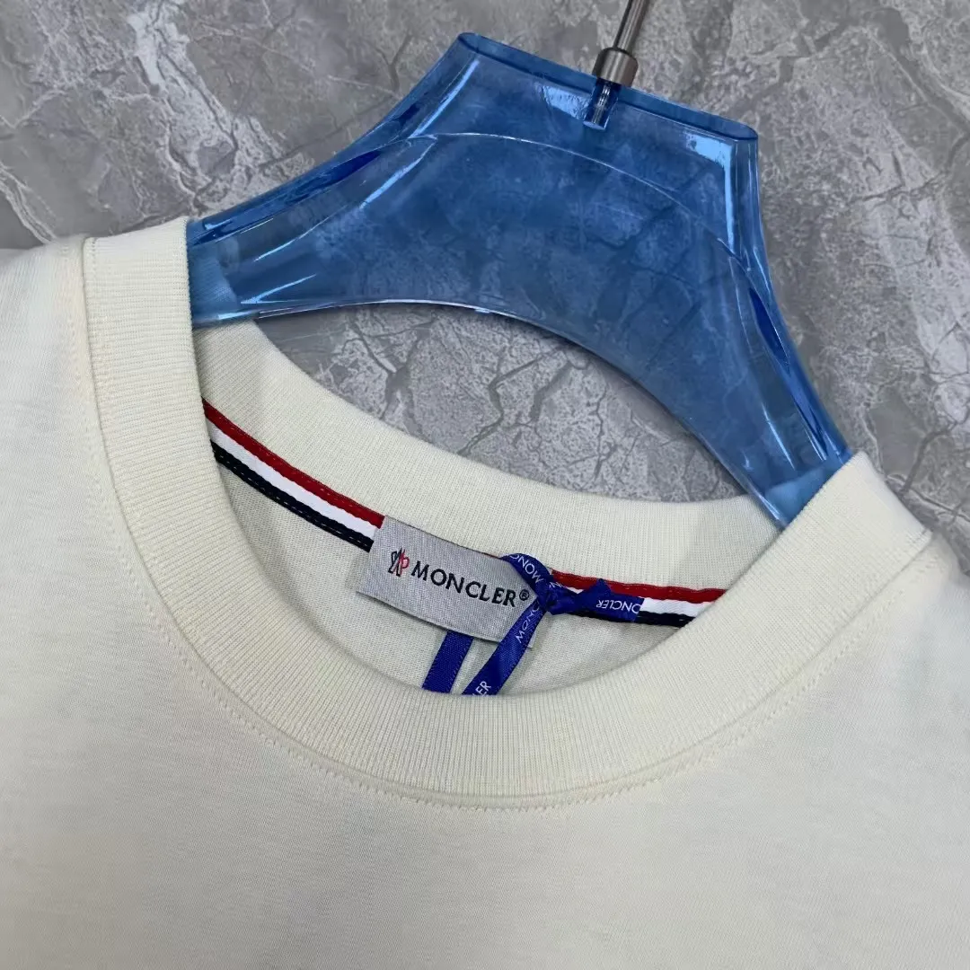 P80💰《Moncler~ 》2025New Arrival Quality T , Versatile Quality ！ ‼ 32 250G ‼ ， ， ， ， T 🤪 Sizes：S-M-L-XL-2XL ：Black，White， Same Style